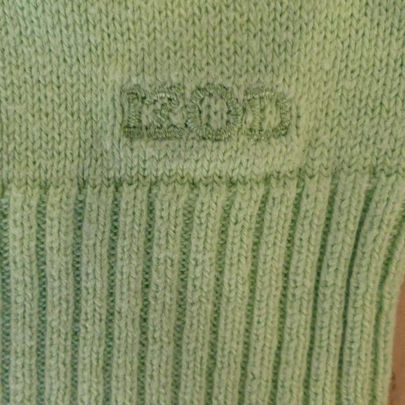 IZOD Vintage Green/Brown/White Argyle Ladies Large Sweater - Picture 2 of 4
